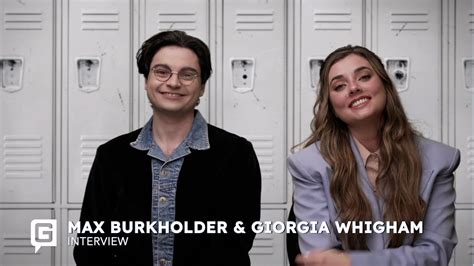 giorgia whigham nude|Ted Interview: Max Burkholder & Giorgia Whigham On Unique